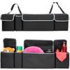 Car Trunk Organizer for SUV Backseat Hanging Organizer for SUV Truck MPV Upgrade Back Seat Storage Bags with 4 Pockets 39*14inch