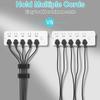 Self-adhesive Wire Organizer Cable Holder Cord Management Harness Clamp Clip For PC Power USB Cable Wiring Desktop Cord Manager