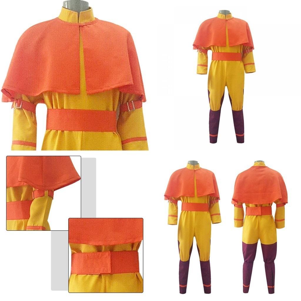 Experience The Ultimate Avatar The Last Airbender Aang Cosplay Suit For Men And Women