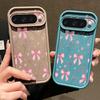 Pink Bowknots Floral Pattern Case For Google Pixel 10 Pro XL Shockproof Bumper Silicone Cover For Pixel 9A 9 8 7 Pro 8A 7A