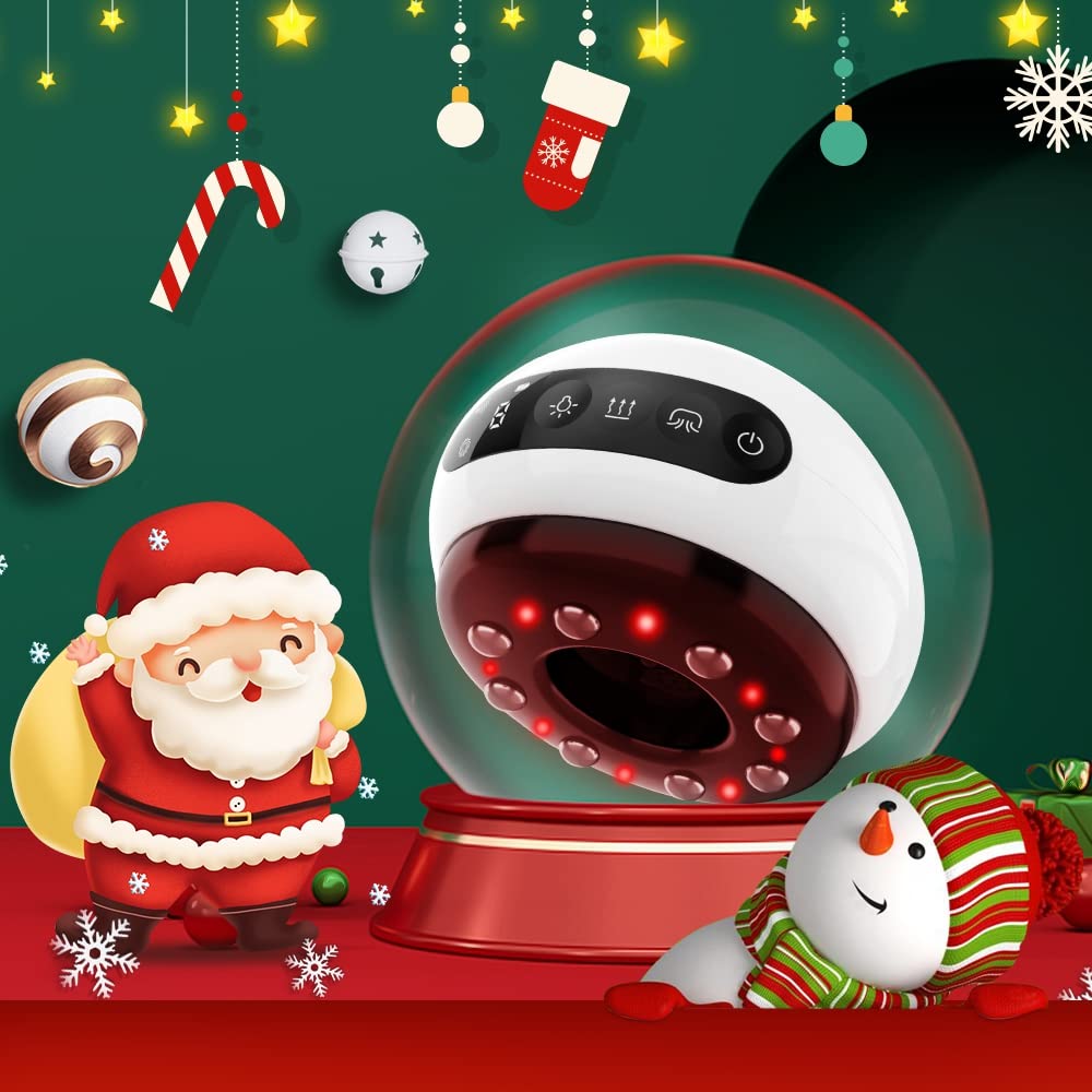 Electric Cupping Therapy Kit 3 In 1 Multi-function Cupping Massager Relieve Muscle Fatigue Electric Heated Scraping Tool