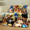 One Piece Anime Characters Blanket bedroom Blanket for Livingroom Couch lunch break Soft Cozy throw for Friend's festival Gift