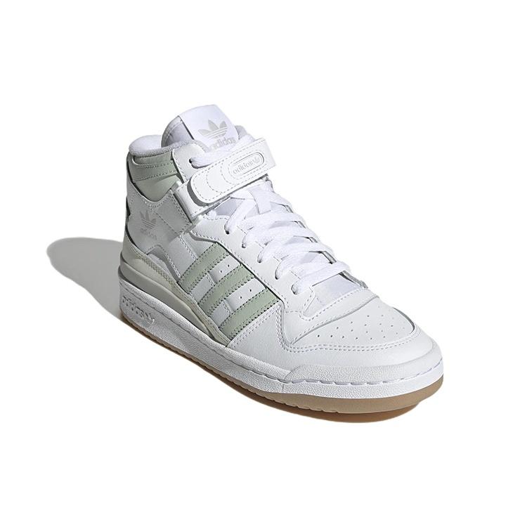 (WMNS) Adidas Originals FORUM Mid 'White Linen Green' Women's GX4578