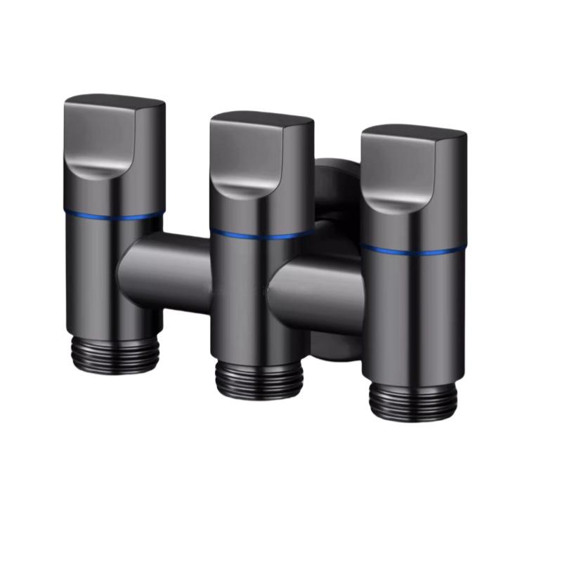 Multi-Functional 3-Way Washing Machine Water Inlet Valve and Connector