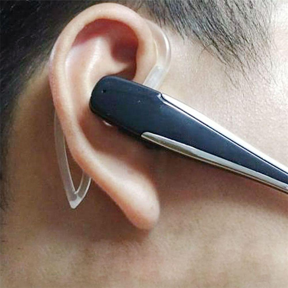 2Pcs Silicone Transparent Headset Bluetooth Clip Ear Hook Replacement Earhook Loop