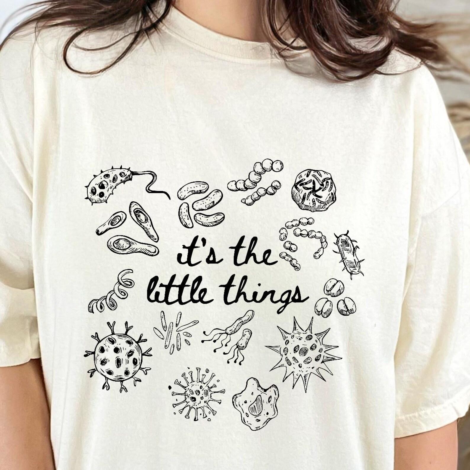 Microbiologist funny T-Shirt, Funny Science Lab Gift for Microbiology Lovers, Cool science teacher shirt, Stem nerd gift S