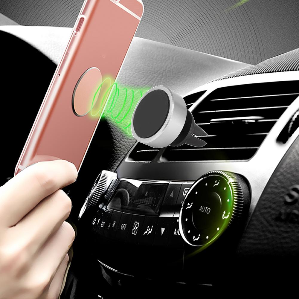 Magnetic Car Air Vent 360-Degree Rotary Mount Stand for iPhone Samsung GPS