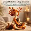 Mindfulness Abstracte Yoga Beeldje Hars Woondecoratie Standbeeld Bureau