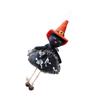 Halloweens Themed Fabric Hanging Ornament Scary Eerie Decorations Witch Black Cats Pumpkin Phantoms For Indoor Outdoor Use