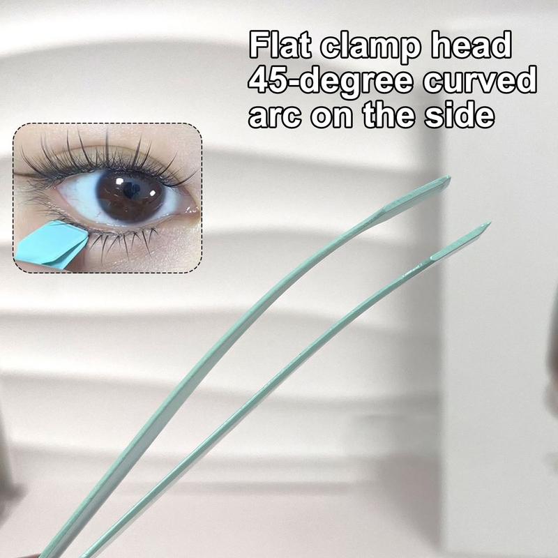 Precise Professional Makeup Tool Lash Applicator Tool Eyelash Cluster Non Slip  Applicator Tweezers for Travel Salon Separating