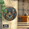 Iron Painting Wall Art Round Metal Home Decor Sign Farmhouse Kitchen Ornament 8x8 Inch Modern 2D Artwork