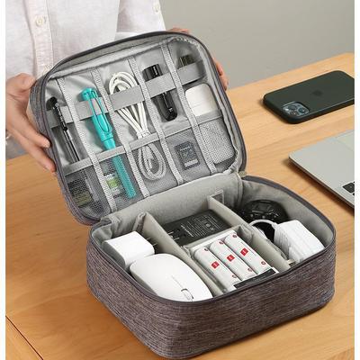Multifunktionale Reisetasche für Kabel, Ladegeräte, Powerbanks und Kosmetika