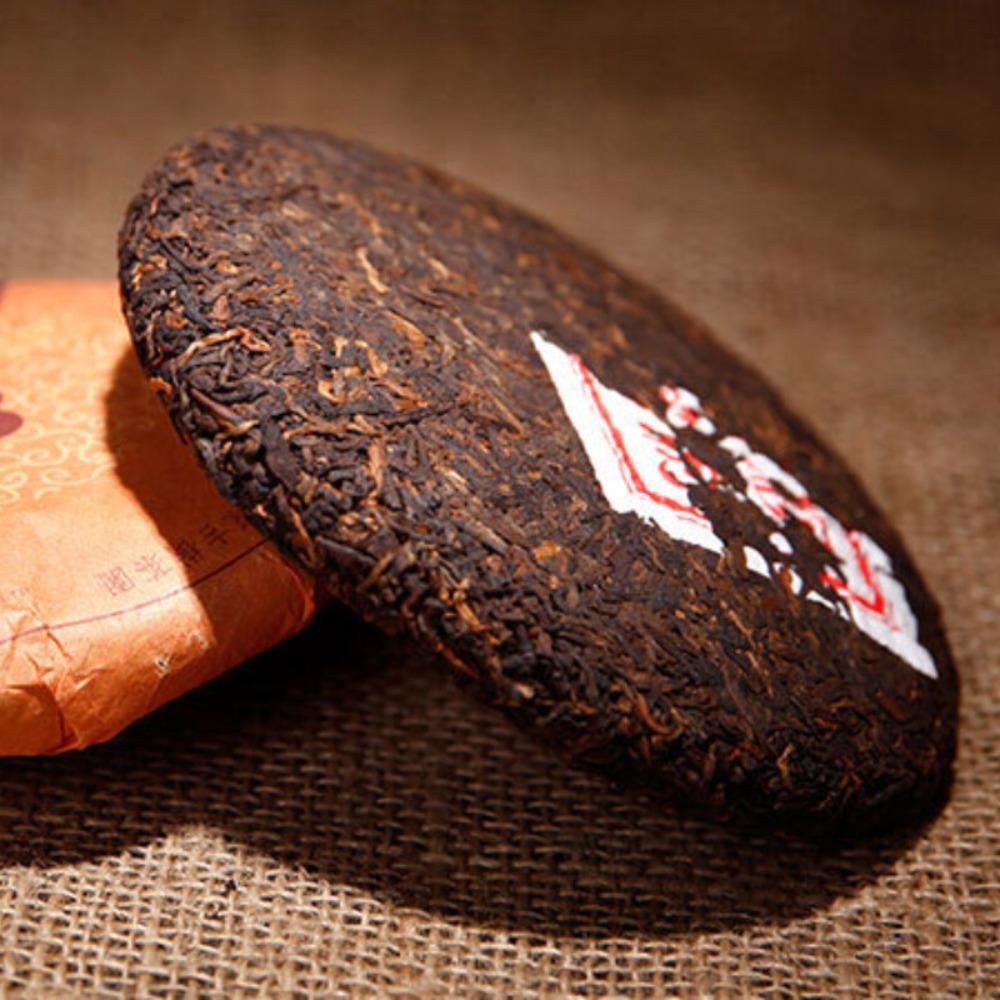 Aged Cooked Pu'er Tea Cake 200g Rich Natural Herbal Tea