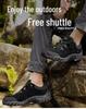 Men's Lightweight Non-slip Breathable Cowhide Hiking Shoes for Autumn and Winter