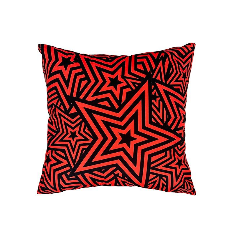 Geometric Star Pattern Pillowcase Dormitory Decoration Office Living Room Sofa Home Pillowcase