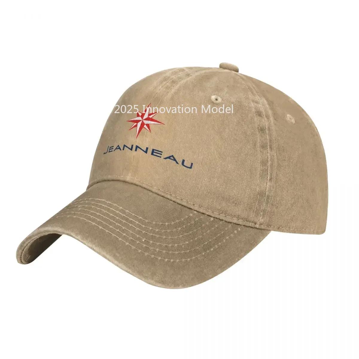 

Jeanneau Yachts Washed Baseball Cap Ship Logo Casual Hip Hop Hats Summer Men Adult Hunting Camping Design Baseball Caps Adjustable& 8Y