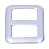 Rear Trunk Trailer Button Frame ABS Silver Trim Fit for Land Rover Defender 2020‑2021