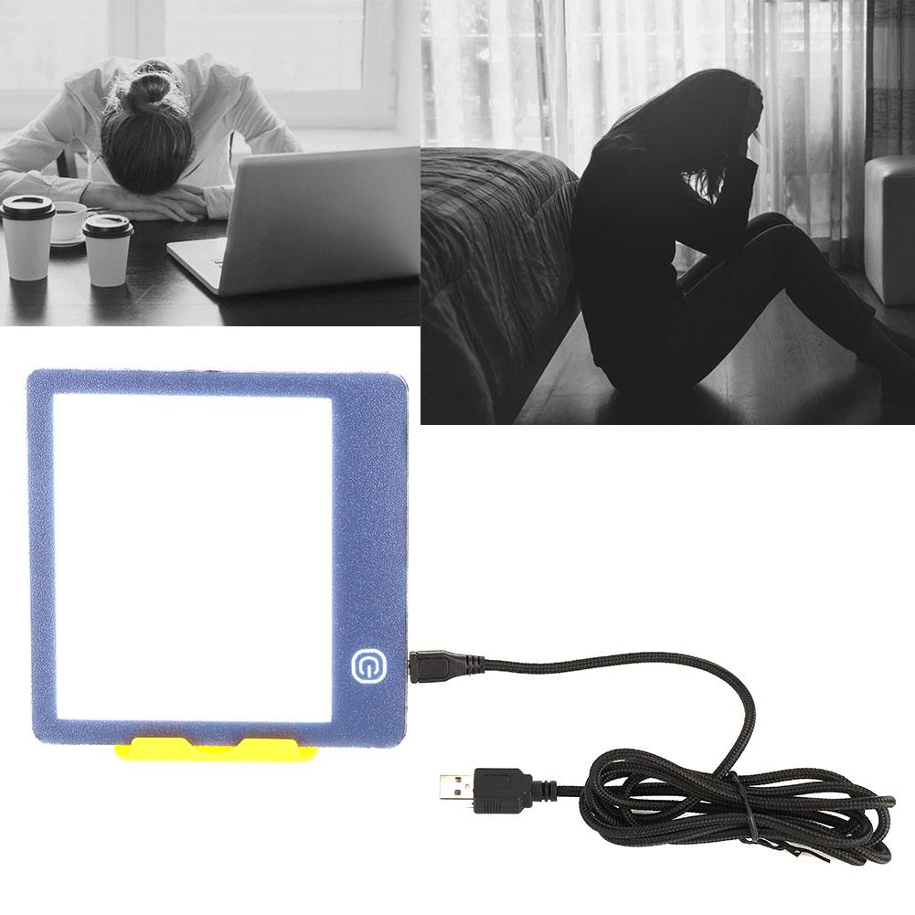 LED Therapy Lamp Seasonal Affective Disorder Postpartum Care Phototherapy Light with Holder