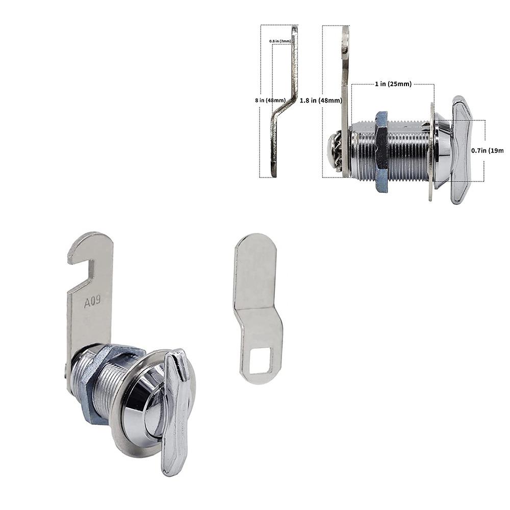 Zinc Alloy Rv Door Lock Keyless Cabinet Lock Professional Toolbox Lock  Toolbox