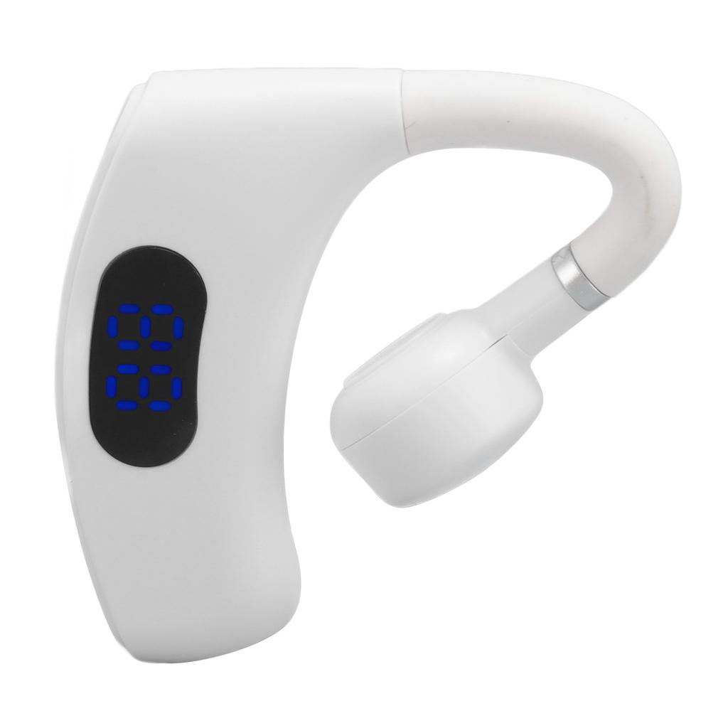 Einohriges Bluetooth-Headset BT 5.4 Geräuschunterdrückung Lange Standby-Zeit 180 Grad Kabelloser Ohrhörer mit Digitalanzeige