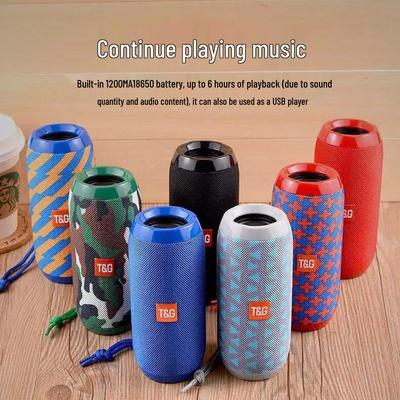TG117 Wireless Bluetooth Speaker with Card Slot - Portable Mini USB Outdoor Speaker