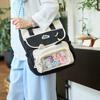 Popular New Large-capacity Shoulder Bag Simple Contrasting Color Messenger Tote Bag