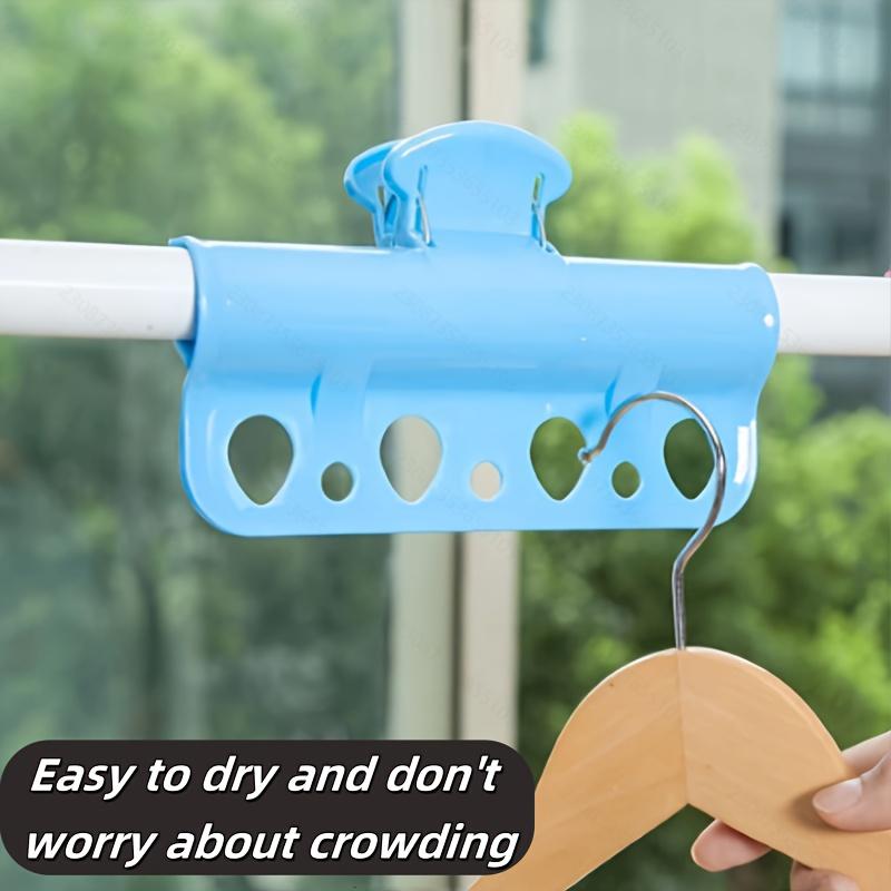 

10pcs Multifunctional Windproof Clothespin Durable Plastic Portable for Bedding and Clothing Suitable for Indoor and Outdoor Use 10pcs синий
