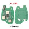 10pcs Remote Car Key Circuit Board For Renault Duster Modus Clio Twingo DACIA Logan Sandero 433Mhz ID46/4A pcf7952E PCF7947/7946