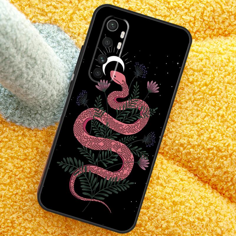 The Snake and Fern Case For Xiaomi 15 14 Ultra 13T 14T 15T 17 Pro Max Cover For POCO X7 F8 Pro X3 X5 X6 F5 F6 F7