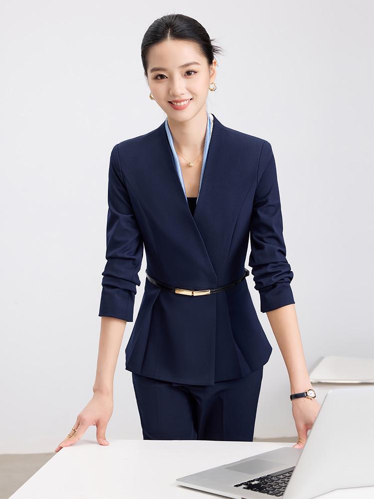 Women's Professional Autumn/Winter 2025 Suit: Elegant Fashion for Hotel Reception, Sales & Office Customer Service