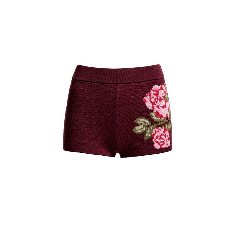 

За жаккардовые шорты 1261941 Жаккардовый трикотажный кардиган 1267720 Слинг с аппликацией розы 1261939 Shorts S