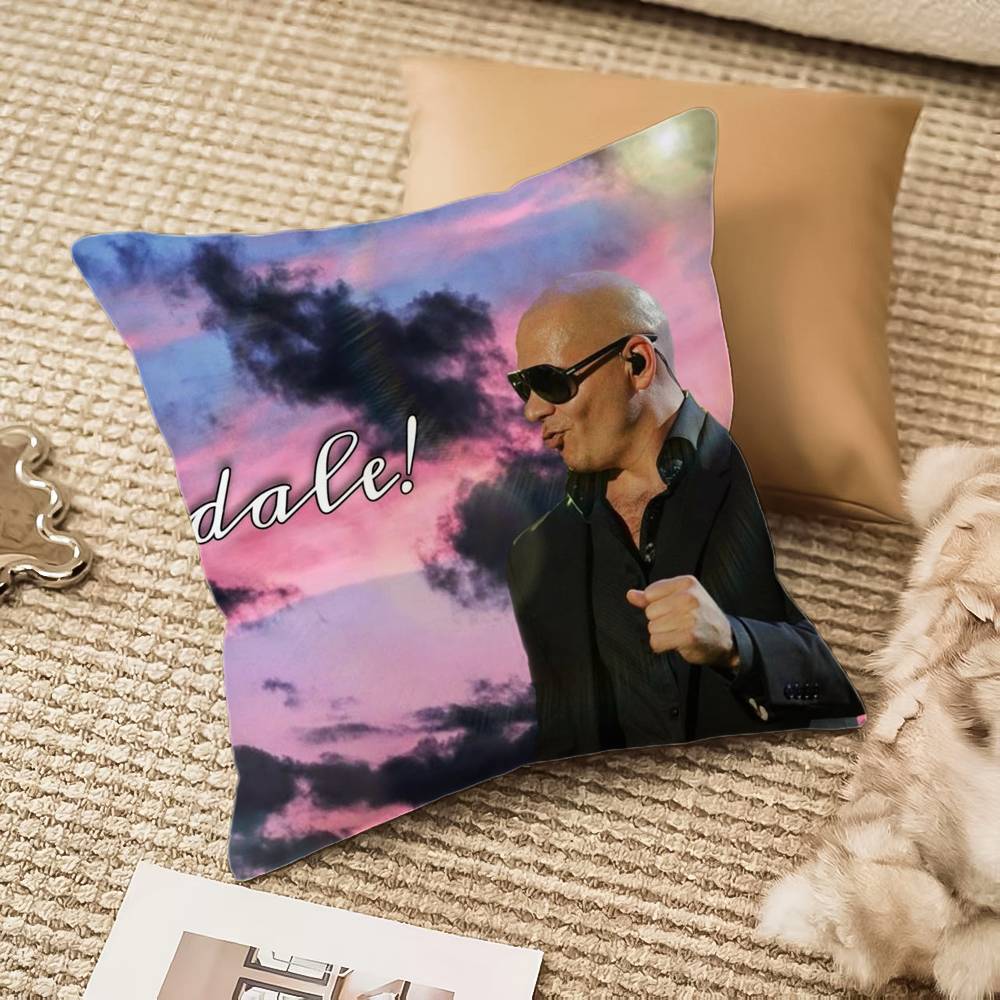Mr Worldwide P-Pitbull Pillow Case Anti-dustmite Invisible zipper Sofa Bed