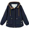 2025 Women's Fleece-Lined Hooded Jacket, Thick Loose Cotton-Padded Coat for Autumn/Winter.