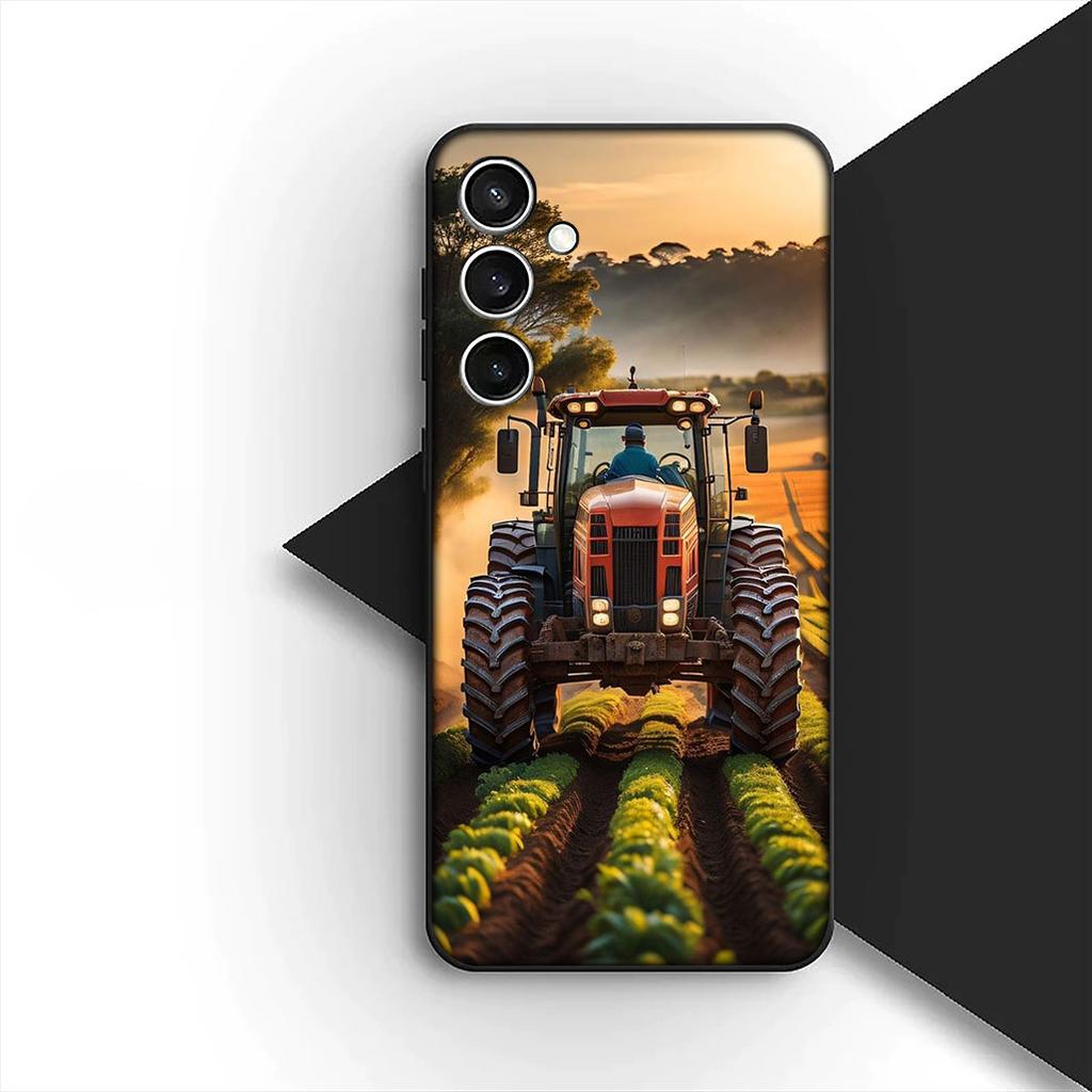 Farm Vehicle Tractor Silicone Cover for Apple iPhone 17 Pro XS Max Air XR 6 Plus X 5 + SE 2022 SE2 6+ Coque Phone Case