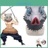 Stunning Demon Slayer Kimetsu No Yaiba Hashibira Inosuke Latex Mask For Cosplay Events
