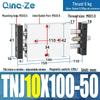 Regulowany skok Dwosiowy cylinder pneumatyczny dwururkowy TNJ TNJ10/16/20/25/32-30-100