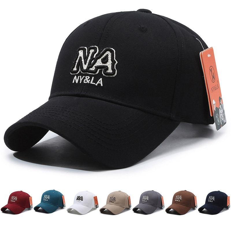 New Embroidery Ball Baseball Cap Sports Sunscreen Men's and Women's Sun Hats Breathable Versatile Casual Duck Tongue