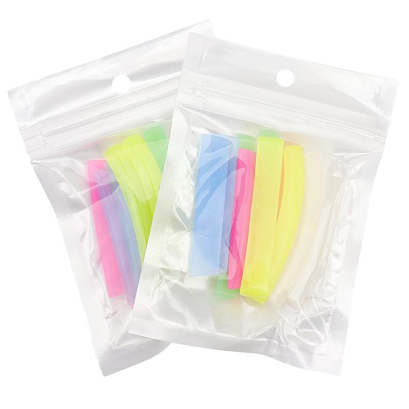 6 Pairs Rainbow Eyelash Perm Silicone Pads for Extension Tools