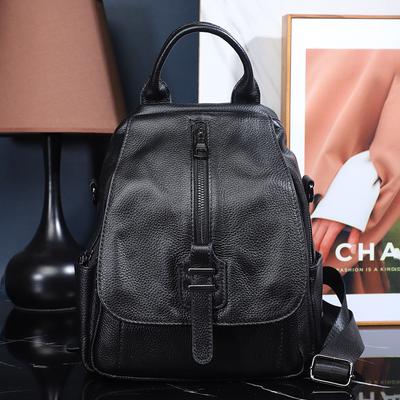 Genuine Leather Backpack Fashion Large Capacity All-in-one Bag Top Layer Cowhide Soft Leather Backpack
