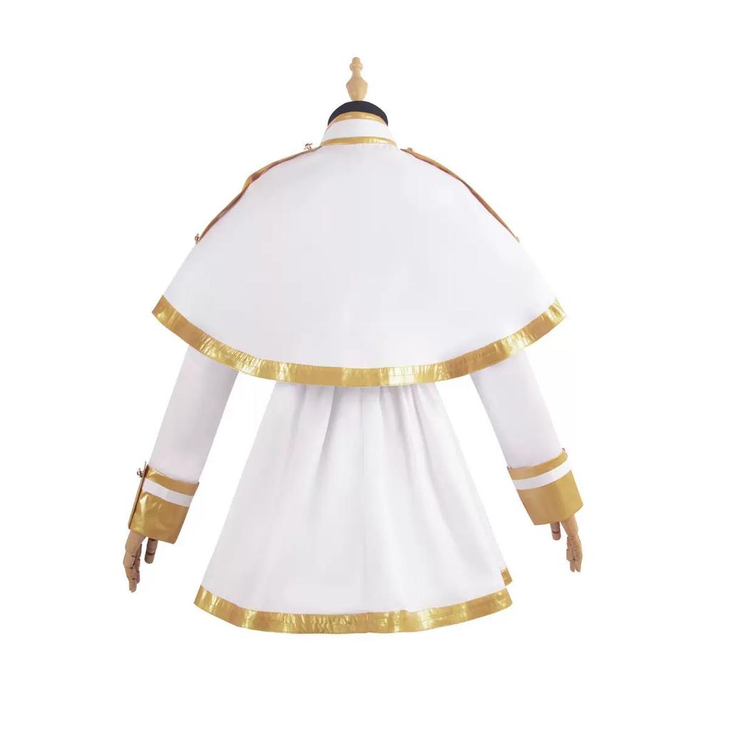 Anime Sousou No Frieren Frieren Cosplay Costume Complete Robe Cape  Wig Uniform Suit for Women Halloween Convention