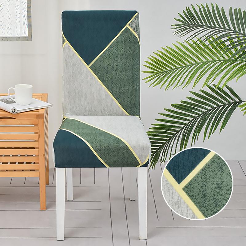 Dining Chair Slipcover,High Stretch Removable Washable Chair Seat Protector Cover for Home Party Hotel Wedding Ceremony 4/6pcs