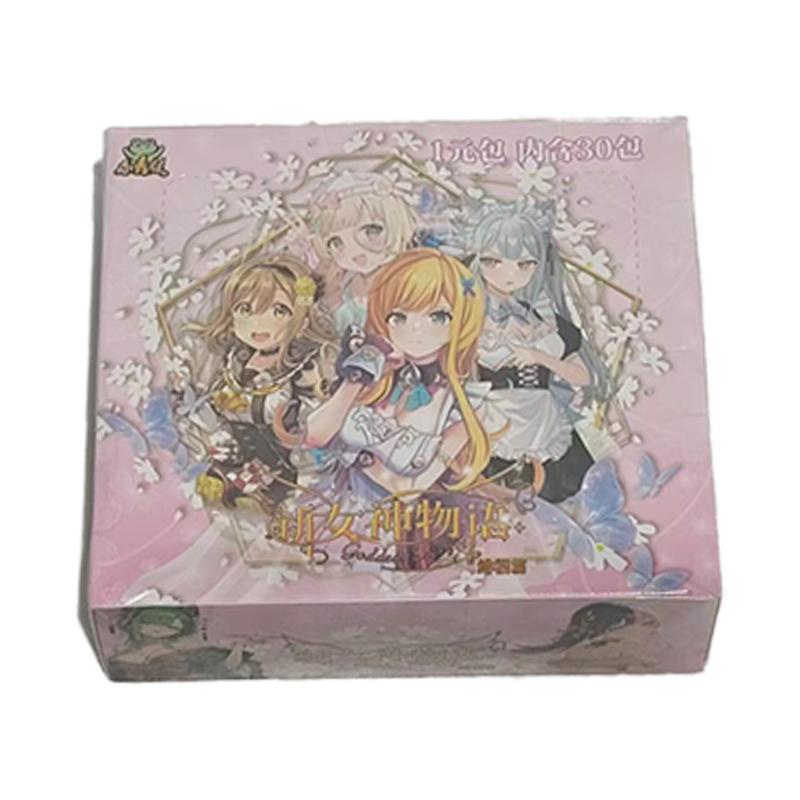 Kleiner Frosch Neue Göttinnen-Geschichte Sammelkarten Eine Box enthält 30 Kartenpackungen Wunderschönes Anime-Stil Geschenk Spielzeug Sammlerstücke