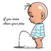 Sticker Decal Waterproof Lovely Adorable Creative Novelty Decorative PVC Child Pee Toilet Decal Household Supplies