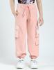 Girls Printed Regular Fit Lower Track Pants