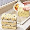 3Pcs Antibacterial Wood Fiber Dish Cloths Thickened Scouring Pads Non-Stick Oil Strong Stain Removal Kitchen Cleaning Cloths