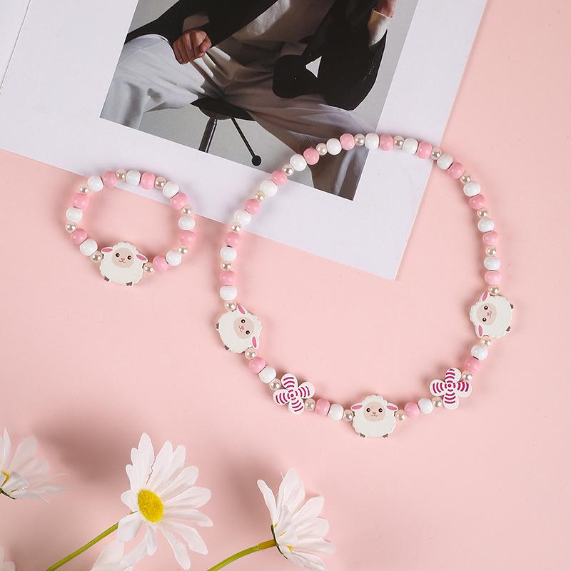 

Набір дитячих світних намист та браслетів, 2/5 шт., Мультяшні принцеси, Ювелірні прикраси, Аксесуари, Іграшки для макіяжу для дітей, дівчаток, Подарунки на день народження