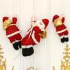 Santa Claus Climbing Rope Christmas Decoration Plush Doll Christmas Tree Climbing Old Man Hanging