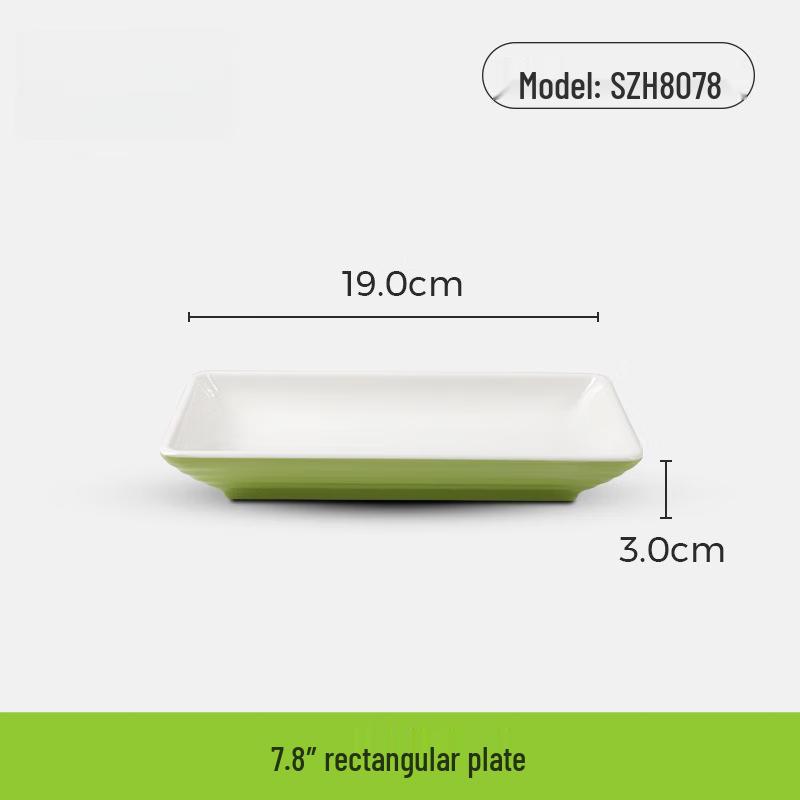 Wuhe Commercial Anti-Drop Melamine Rectangular Dish