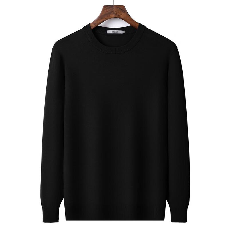 SNOWFLYING Men s Basic Solid Round Neck Pullover Sweater L