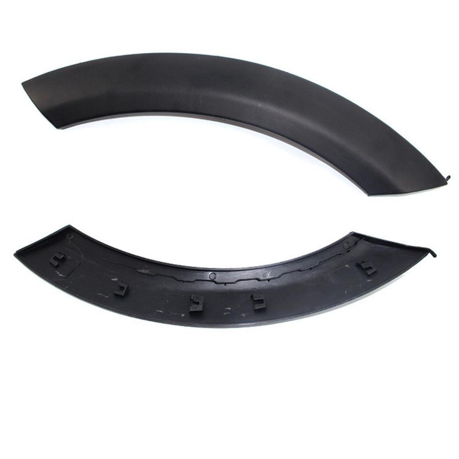 4Pcs Black Rubber for Mini Cooper 02-08 Hood Wheel Upper Fender Arch Cover Trim